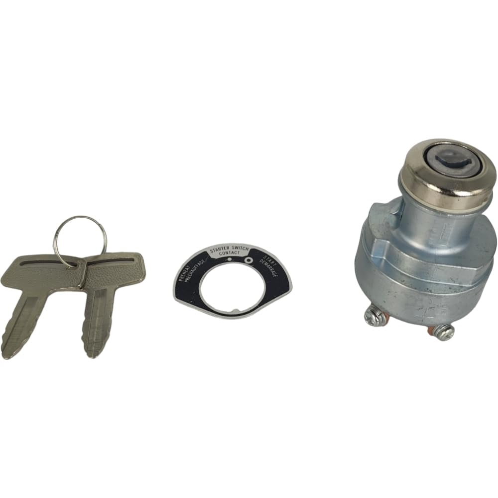 Ignition Starter Key Switch 1E013-63590 183827 Compatible with Kubota D722 D902 D1305 V1305 Compatible with Grasshopper Mower 721G2 721D 321D 722D 322D 725D 325D 729 329 928D 930D2 428D 7960-5