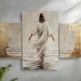 thumbnail image 4 of Jesus Canvas Wall Art Jesus Walking On Water Picture Wall Decor Jesus Painting Print Christian Poster Artwork for Living Room Bedroom Church Home Decor（Only canvas）, 4 of 6