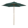 thumbnail image 1 of Outsunny 8FT Wood Patio Umbrella Round Market Umbrella Garden Parasol, 1 of 9