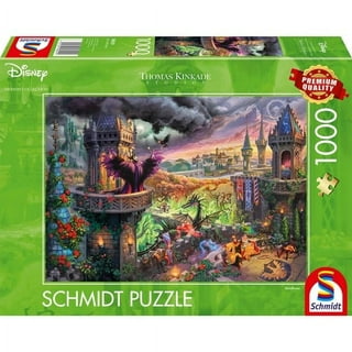 Puzzle Disney Schmidt 1000 pièces Cendrillon bringing home the tree for  Christmas