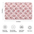 thumbnail image 3 of Pink Cow Strawberry Pattern Bathroom Rugs Mat,Non Slip Microfiber Bathroom Rug,Rubber Backing,Soft Bathroom Mats for Bathroom Floor,Tub and Shower,17x27in(43x68cm), 3 of 5