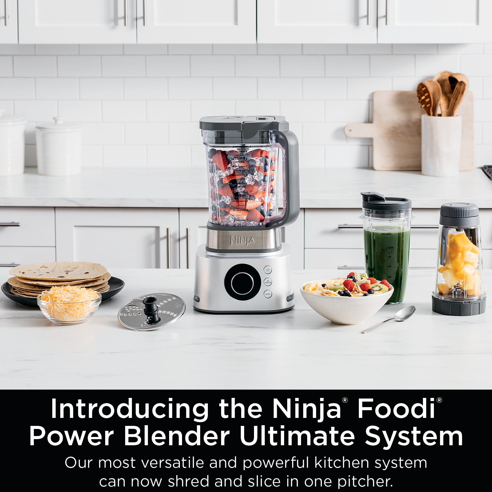 Ninja 72-oz Black/Silver 1200-Watt Pulse Control Blender in the Blenders  department at