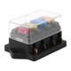 thumbnail image 2 of Kit Surtido De Fusibles De Cuchilla De 4 Vías Para Seguridad De Circuitos Automotrices Con Cubierta Transparente, Fabricado Para Un Uso Amplio, 2 of 7