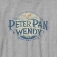 thumbnail image 2 of Boy's Peter Pan & Wendy Take Me to Never Land Distressed Logo  Graphic Tee Athletic Heather X Large, 2 of 5