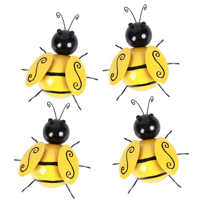 Décoratif Métal Bumble Bee Jardin-pelouse d'ornement-SET 4 NOUVEAUX DE l0m2 