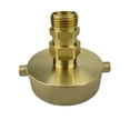 thumbnail image 2 of Brass Fire Hydrant Fitting 2-1/2" NST (NH) Female x 3/4" GHT Hose Fitting, 2 of 7