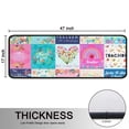 thumbnail image 5 of Kitchen Rugs Sets Of 2,Pioneer Flower Floral Print Pattern Anti Fatigue Kitchen Mat Rugs Non Slip Washable,Decorative Kitchen Floor Mats for Kitchen,Sink,Laundry,17"x47"+17"x47", 5 of 5
