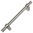 thumbnail image 2 of GlideRite 4-1/4 in. Center European Solid Cabinet Bar Pulls, Satin Nickel, Pack of 10, 2 of 5