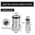 thumbnail image 4 of 6 Pairs Cornelius Type Ball Lock Posts,Stainless Steel Poppets and Springs,Poppet Female Thread Gas + Liquid, 4 of 6