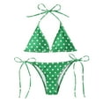thumbnail image 2 of BONIXOOM Tankini Swimsuits For Women Wire-Free No Closure Printed Two-Piece Sets Shorts Summer Swimwears on Clearance Green Size 8, 2 of 4