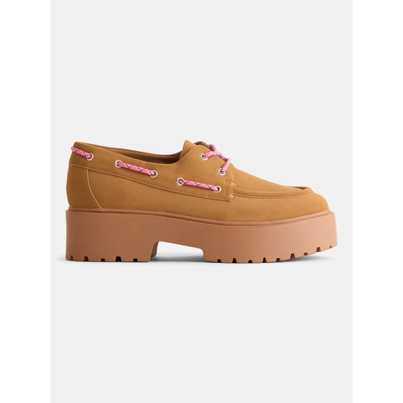 Weekend Academy Little & Big Girls Chunky Boat Loafer Shoes