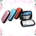thumbnail image 2 of Travel Electronic Organizer PU Rectangular Zipper Design for Daily Use 1Set 4.7x3.3x1.6in, 2 of 8