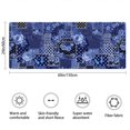 thumbnail image 3 of Pioneer Flower Floral Print Pattern Bathroom Rugs Mat, Non Slip Microfiber Bathroom Rug with Rubber Backing, Soft Mats for Bathroom Floor Tub Shower, 24"x60", 3 of 5