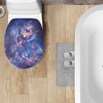 thumbnail image 4 of SEANATIVE Galaxy Butterfly Toilet Lid Covers for Bathroom Soft Toilet Seat Lid Cover Universal Toilet Seat Cover Fits Most Toilet Lids, Bathroom Decoration Accessories, 4 of 6