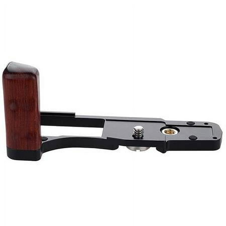 UPC: 0847372043705 | Pro Deluxe All Metal Hand Grip with Battery Access for Olympus OM-D E-M10 Mark III Mirrorless Digital Camera  Black with Cherry Finish