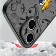 thumbnail image 4 of Astronaut Acrylic Clear Case For iPhone 16 15 Pro Max Plus 14 Pro 13 12 11 Pro Max X XS XR 7 8 Shockproof Matte Cartoon Cover Blue For iPhone 11, 4 of 6