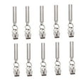 thumbnail image 4 of HEMOTON 10 Pcs Zipper Tag Pulls Zipper Pull Coat Zippers 5X1.3X0.5cm Silver, 4 of 7