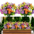 thumbnail image 2 of 33cm Artificial Flowers Daisies UV Resistant Colorfast Plastic Plants Home Wedding Windows Outdoor Decor  DIY Artificial Flowers, 2 of 9