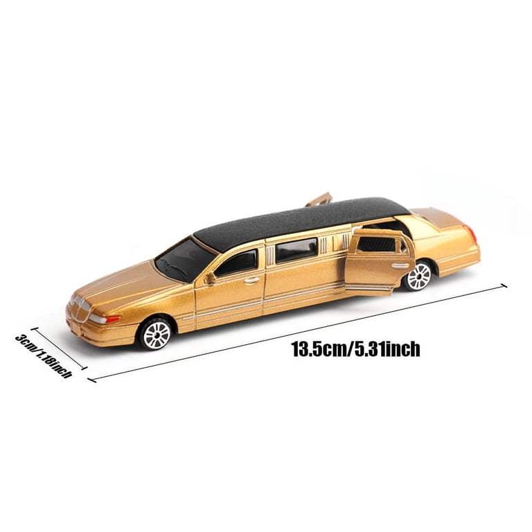 Diecast Metal Toy Vehicle Model Stretch Lincoln Limousine Luxury