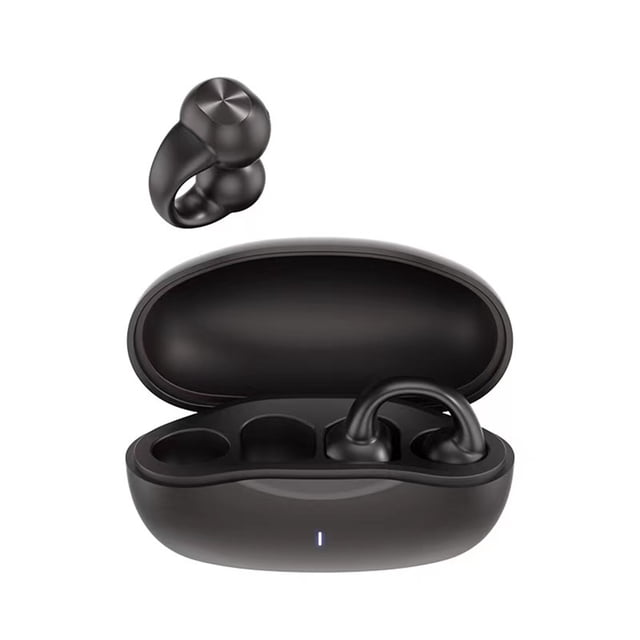 Injueey Cómodos de usar, audífonos abiertos, disfrute de sonido de alta , audífonos deportivos sin dolor Videojuegos y accesorios Negro J01