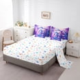 thumbnail image 3 of Erosebridal Funny Dolphin Bed in a Bag Twin size, Dreamy Flower Bed Set, Ocean Animal Reversible Bedding Twin Size, Microfiber Bedroom Decoration, 3 of 6