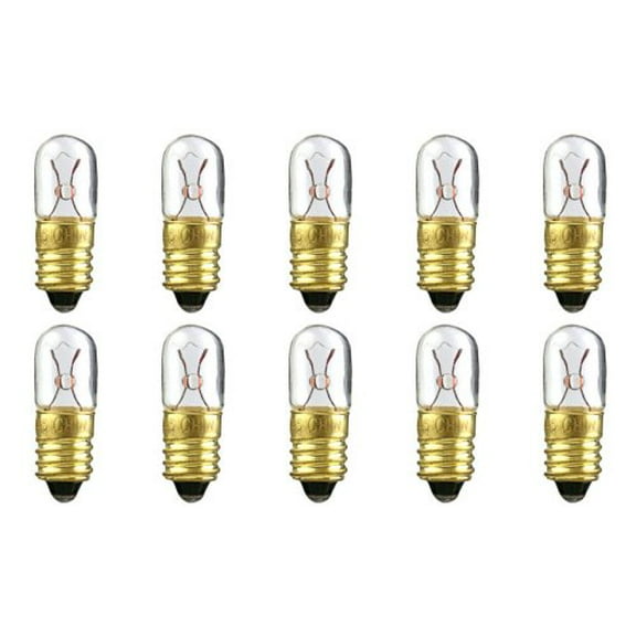 CEC Industries #40 Bulbs, 6.3 V, 0.945 W, E10 Base, T-3.25 shape (Box of 10)