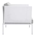 thumbnail image 4 of Modway Harmony 10-Piece  Sunbrella® Outdoor Patio Aluminum Sectional Sofa Set in White Gray, 4 of 10