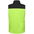 thumbnail image 3 of Little Donkey Andy Men's Fleece Lined Outdoor Vest Lightweight Windproof Warm Sleeveless Jacket for Hiking Trekking Travel Golf Fluorescent Green XXL, 3 of 6