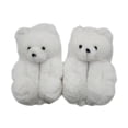 thumbnail image 2 of Jumpingount Zapatillas antideslizantes de oso de peluche para mantener el calor, calzado térmico para niñas, zapatillas de animales para interiores, Calzado Blanco Jumpingount AP006544-01, 2 of 6