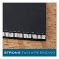 thumbnail image 5 of Wirebound Guided Quicknotes Notebook, 1 Subject, List-Management Format, Dark Gray Cover, 8 X 5, 80 Sheets | Bundle of 5 Each, 5 of 6