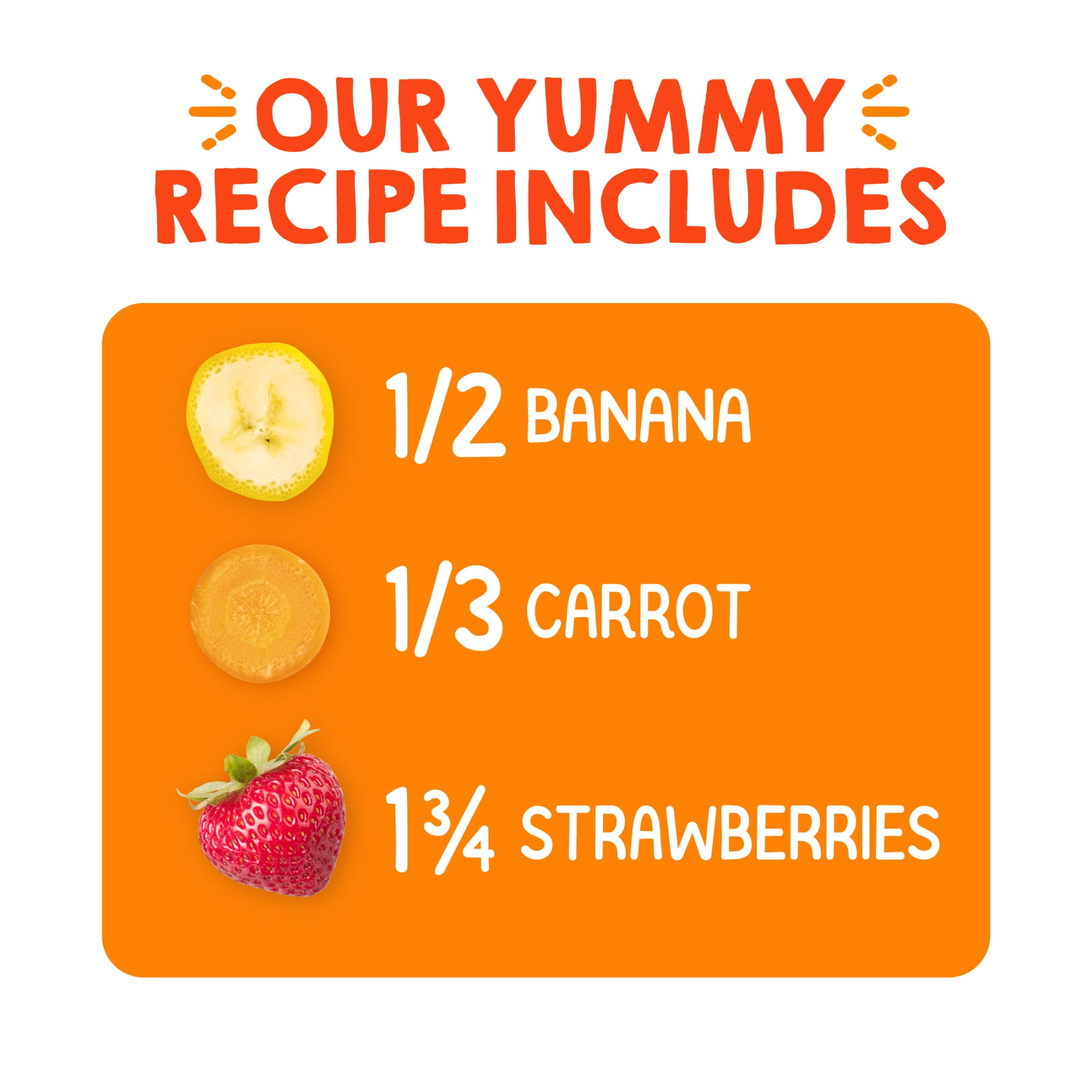 (12 pack) Happy Tot, Stage 4 Organic Baby Food, Banana Carrots & Strawberry, 4 oz. Pouch