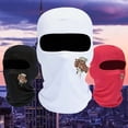 thumbnail image 2 of 1 Pce Masque Multifonctionnel Graffiti Punk Ski Cagoule Chapeau Masque Complet pour Cyclisme Ski Randonnée Pêche Sports Extérieurs Rouge Taille Unique, 2 of 6