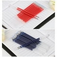 thumbnail image 3 of 100 Pcs Recharges de Stylo Neutre à Aiguille Complète pour École Bureau Recharge de Stylo Gel Rouge, 3 of 8