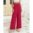 thumbnail image 3 of FreshPretty Women High Waisted Wide Leg Pants Fall Business Casual Work Dress Pants Loose Office Palazzo Trousers Pockets, 3 of 9