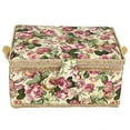 thumbnail image 4 of Fyydes Boîte de Rangement Ménagère, Panier à Outils de Couture 3 Couleurs, Boîte de Rangement en Tissu, 4 of 8