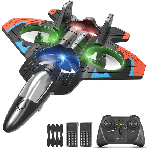 Foam Remote Control Airplanes RC Planes for Kids Adults, RC Airplane Fighter Jet with Light, 360° Flip Fighter Jet Toys, Stunt Roll, Airplane Toy Gifts for Kids Boys Brand: Tubokoro