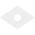 thumbnail image 4 of 14"W x 9 3/8"H x 3"ID x 4 3/4"C x 1"P Diamond Architectural Grade PVC Contemporary Ceiling Medallion, 4 of 11