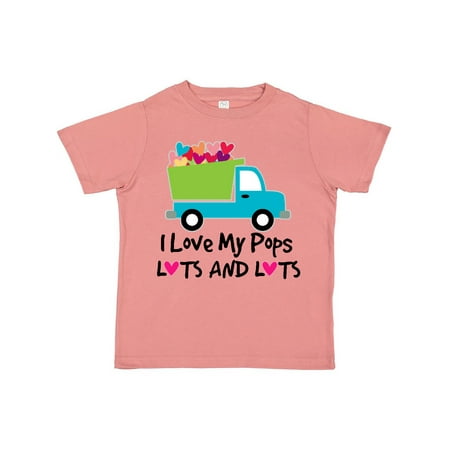 

Inktastic I Love My Pops Gift Toddler Boy or Toddler Girl T-Shirt