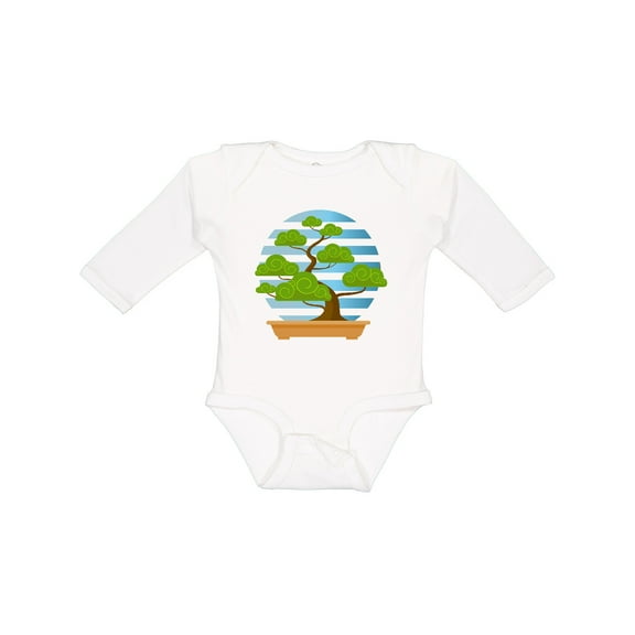 Inktastic Bonsai Tree Garden Girls Long Sleeve Baby Bodysuit