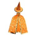 thumbnail image 4 of NordicNest Cloak For Kids Party Witch Cape Elegant Style Cape With Embossed Gold Design Ski Jackets Girls, 4 of 4