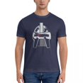 thumbnail image 1 of Camiseta de algodón para hombre prenda de vestir de algodón color negro liso estilo Cylon - Battlestar Galactica Essential, 1 of 7