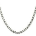 thumbnail image 2 of 925 Sterling Silver Box Chain Styles Necklace 4.5 mm 16 inch, 2 of 4