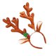thumbnail image 4 of Reindeer Antler Hair Hoop For Christmas Carnival And Masquerade Events In Coffee Color 1Pack Decorative Accessory, 4 of 5