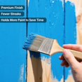 thumbnail image 4 of Great Andrew Paquete de 10 pinceles de pintura con mango de madera (1"" 1.5"" 2"" 2.5"" 3"") Pinceles angulares para molduras de paredes Todas las pinturas y tintes al óleo de látex Interior y exterio, 4 of 7
