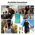 thumbnail image 5 of Disketp Teal Turquoise1 Sleeveless Tshirts for Men, Muscle Shirts for Men Dry Fit Tank Top-Medium, 5 of 5