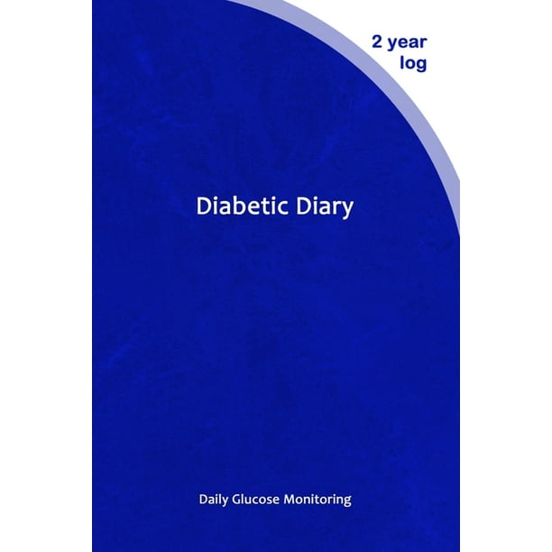 Diabetic Diary Daily Glucose Monitoring Logbook Record Blood Sugar