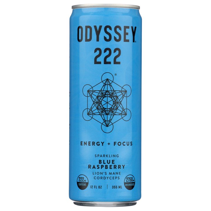 (Pack of 12) Odyssey Elixir Beverage Sparkling Blue Raspberry 12 Fo