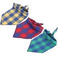 thumbnail image 3 of 3 Pcs Bandana pour Chien Serviette de Salive Foulard de Cou pour Chiot Chat Collier Triangle Fournitures L, 3 of 9