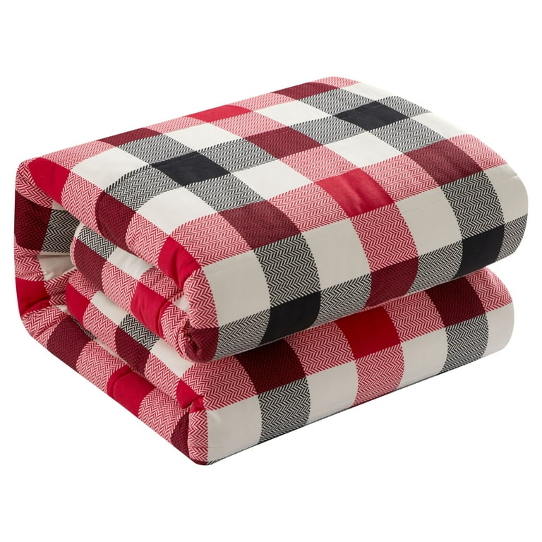 Throw Blanket Red Plaid Sherpa Comforter Plaid Sherpa Throw Red