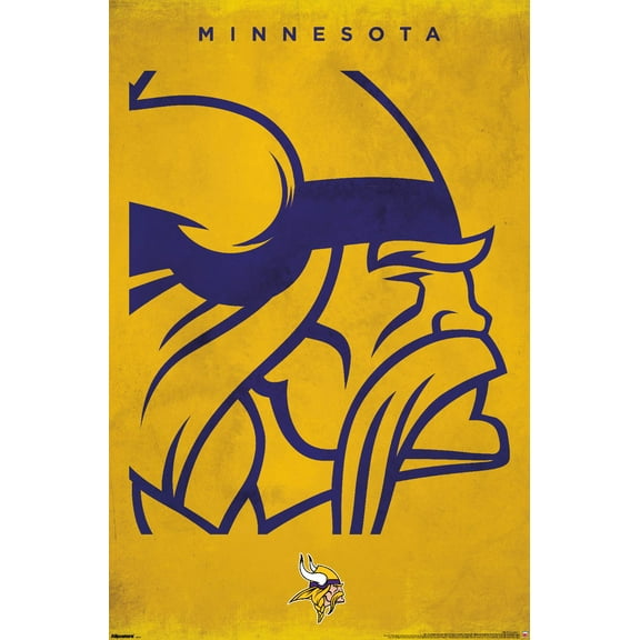 NFL Minnesota Vikings - Logo 25 Wall Poster, 22.375" x 34"